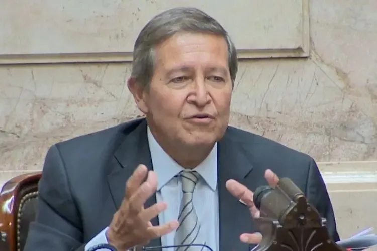 El diputado nacional por Salta Bernardo Biella durante una intervención en la Cámara de Diputados de la Nación