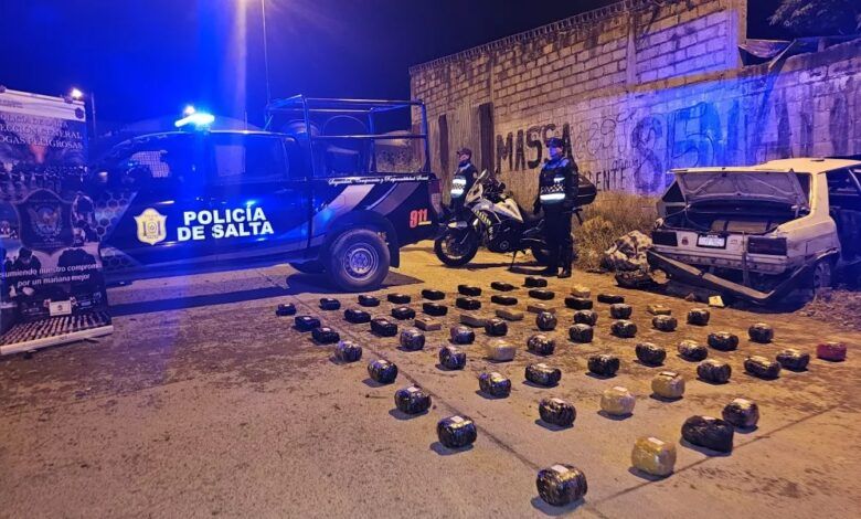 operativo antidrogas en salta 7 detenidos y 61 kilos de marihuana incautados