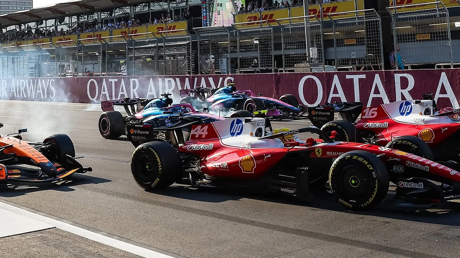 Colapinto explicó el error que provocó el choque con Gasly en Bakú
