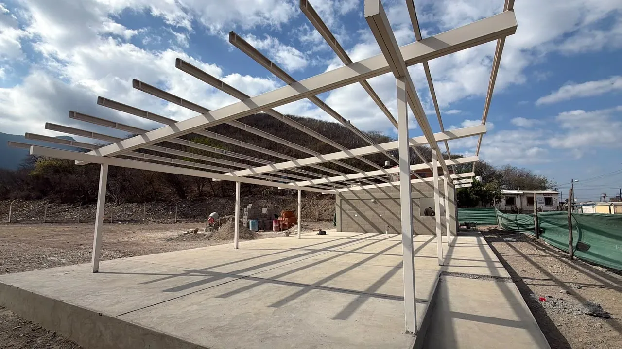 El Complejo Deportivo de Norte Grande alcanza el 65% de avance