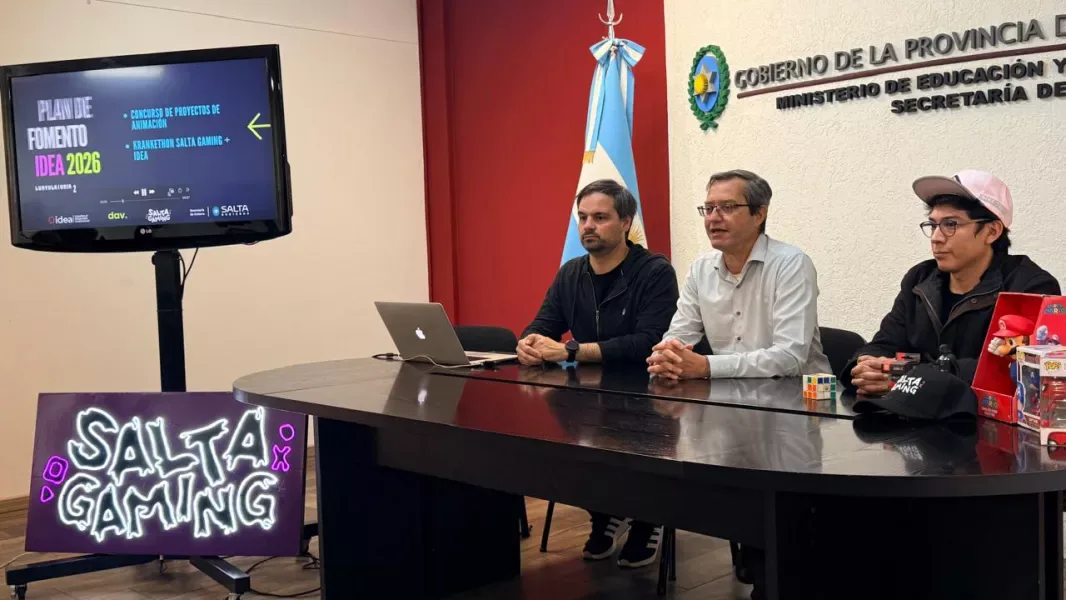 Presentación de concursos IDEA 2026 para animación y videojuegos en Salta