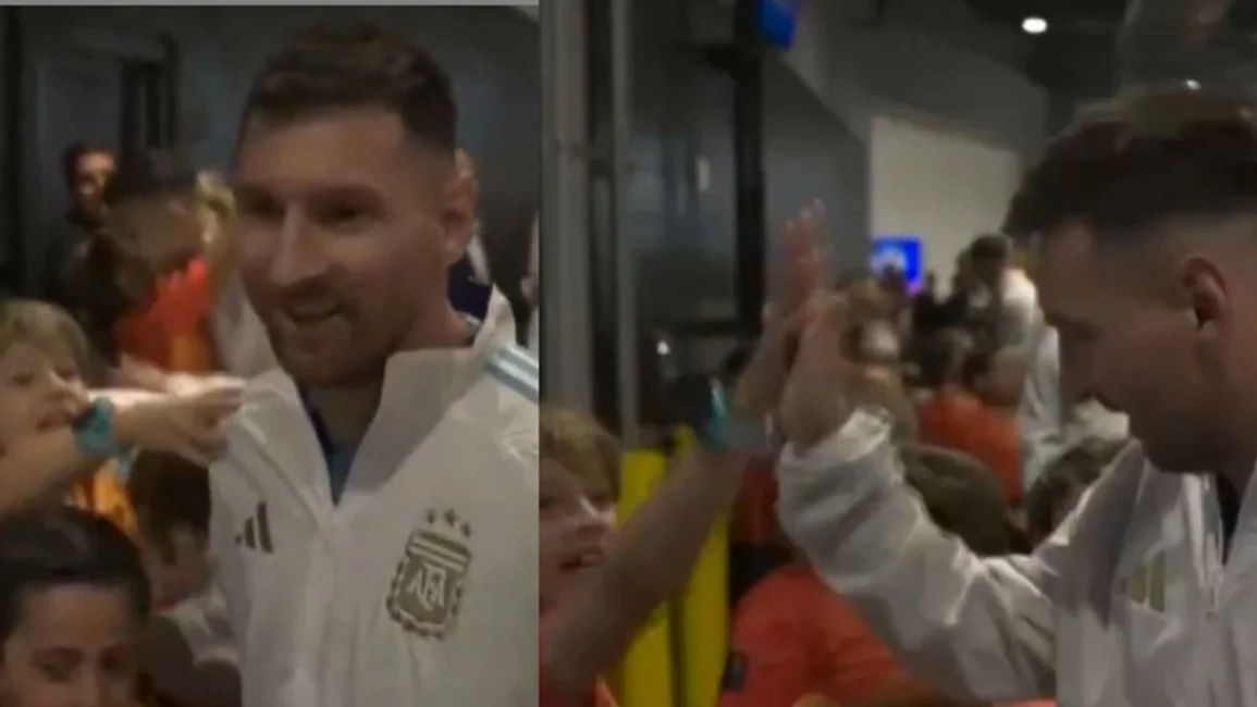 copa america el saltenito que salio junto a la seleccion y saludo a messi