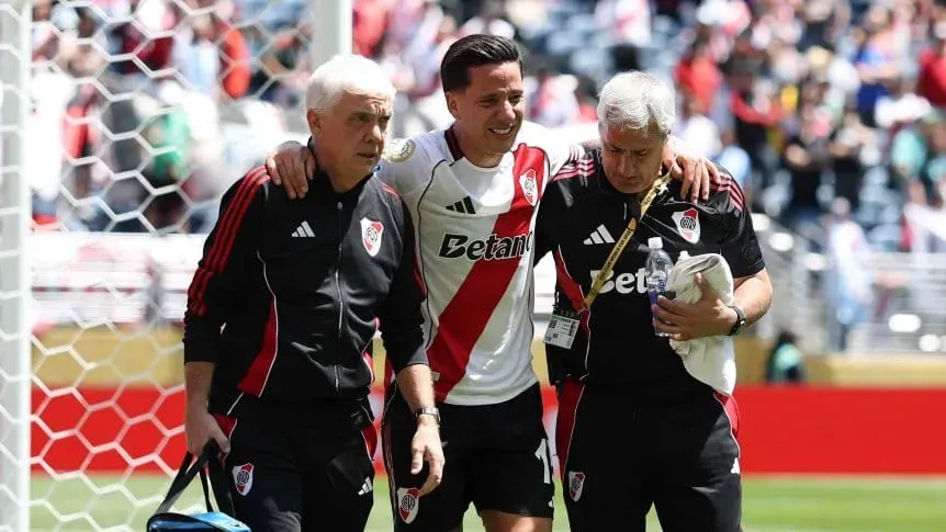 driussi se lesiono y se pierde lo que resta del mundial de clubes con river