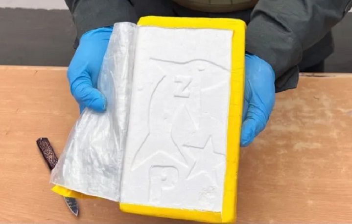 apolinario saravia 8 kilos de cocaina con la marca del delfin