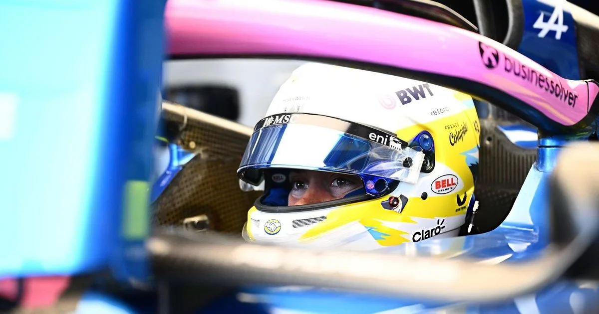 El casco de Colapinto para el GP de Austin tiene un guiño a Boca