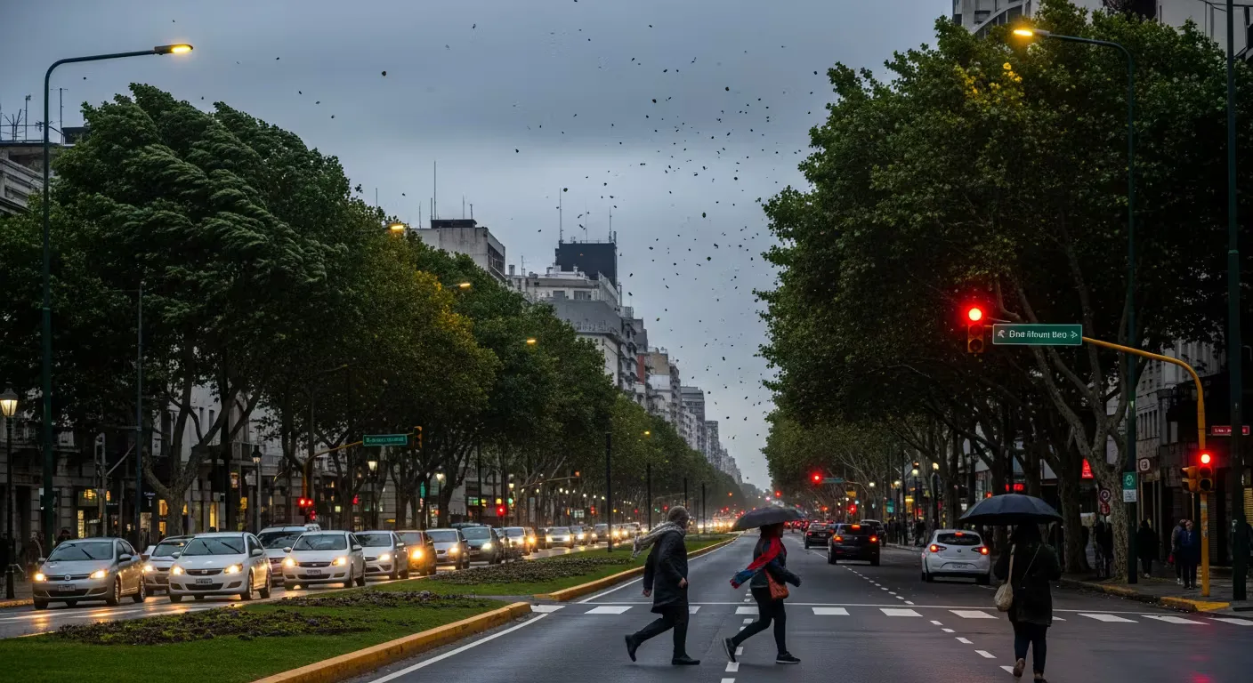 El Servicio Meteorológico Nacional declaró alerta amarilla por tormentas y granizo en ocho provincias