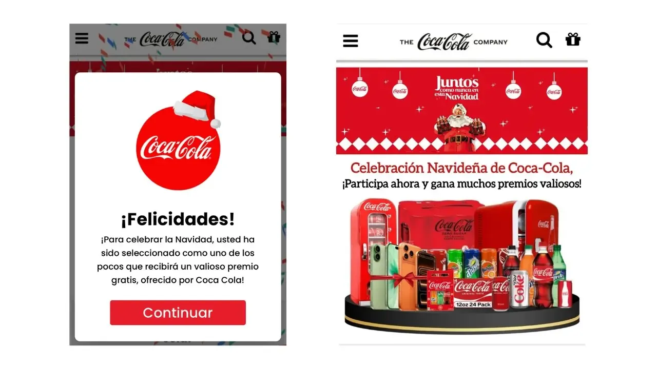 coca cola advierte sobre las promociones falsas en redes sociales a su nombre