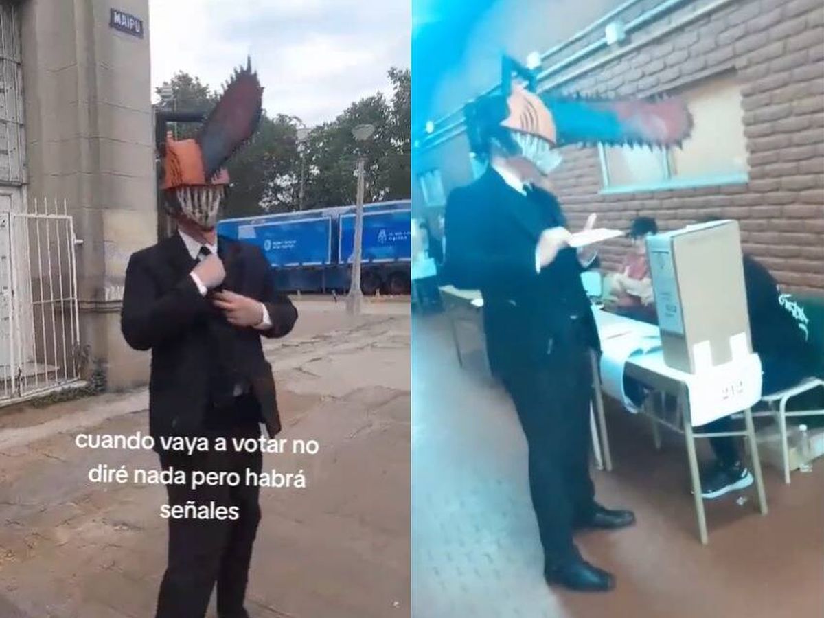 motosierra fue a votar y lo impugnaron mira el video