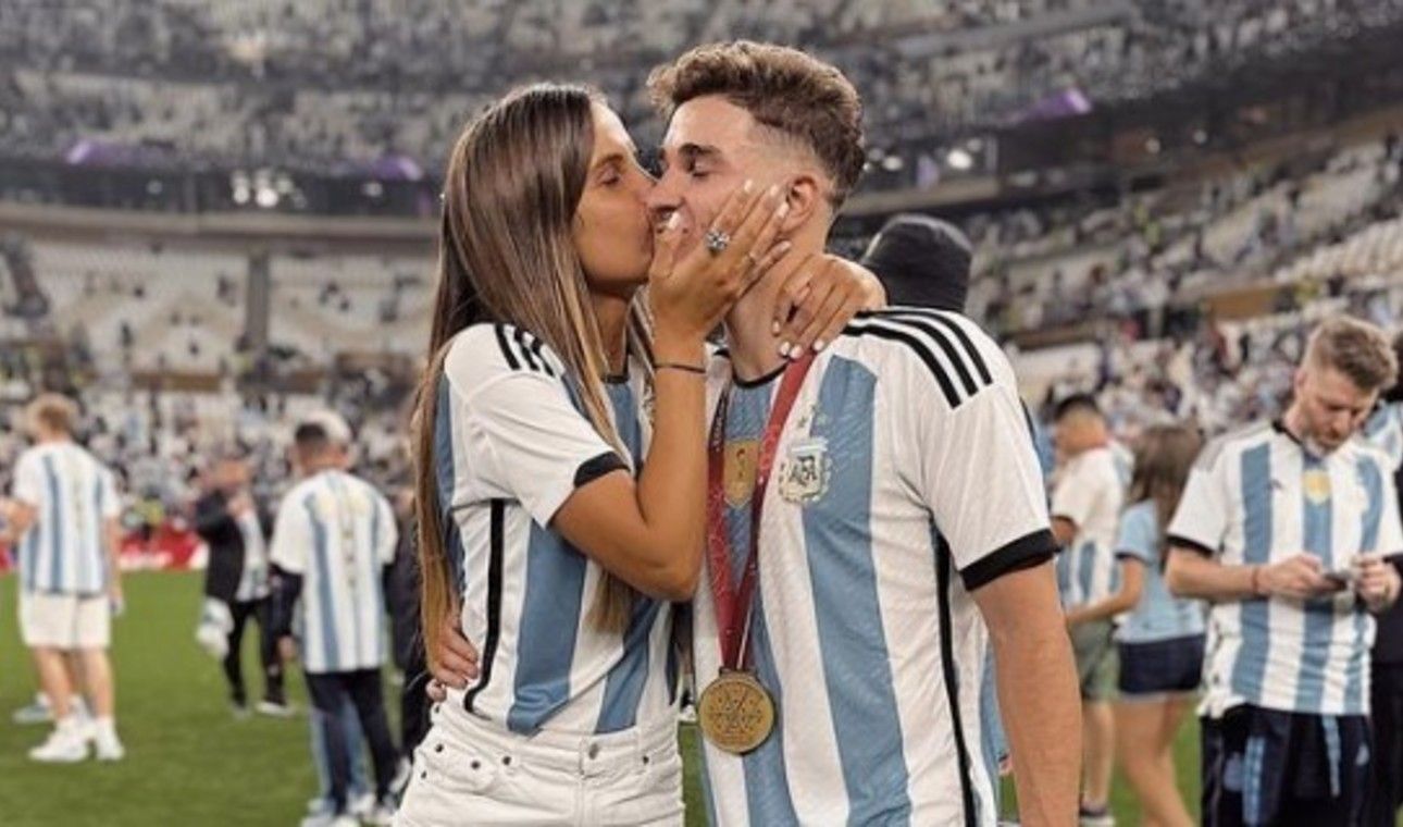 julian alvarez confirmo que sera papa junto a emilia ferrero estamos muy contentos