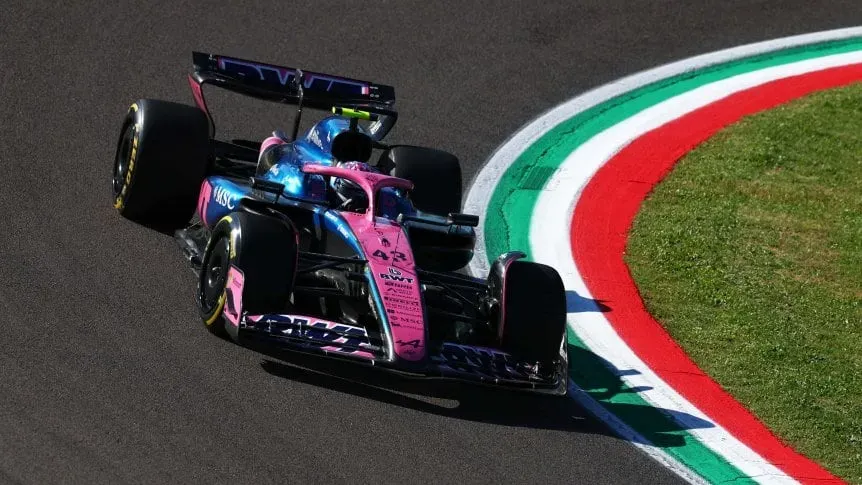 buen debut de colapinto en las practicas del gp de imola 13 en la segunda sesion con alpine