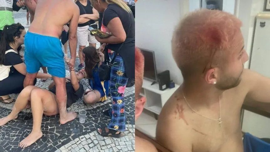 agredieron a golpes y desvalijaron a hinchas de boca en brasil
