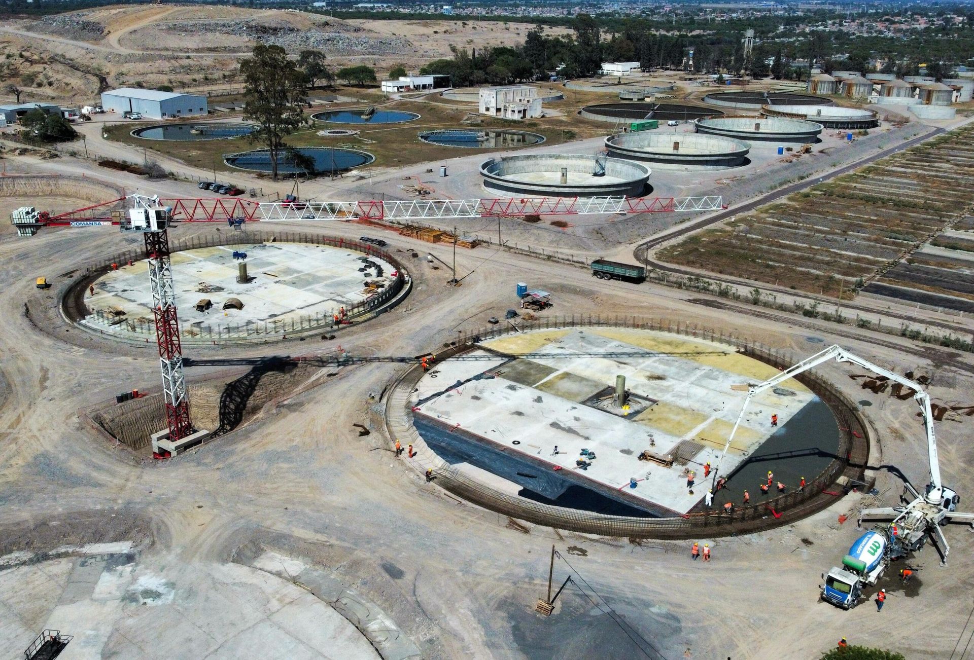 aguas del norte avanza con una planta depuradora para optimizar el servicio a mas de 800 mil saltenos