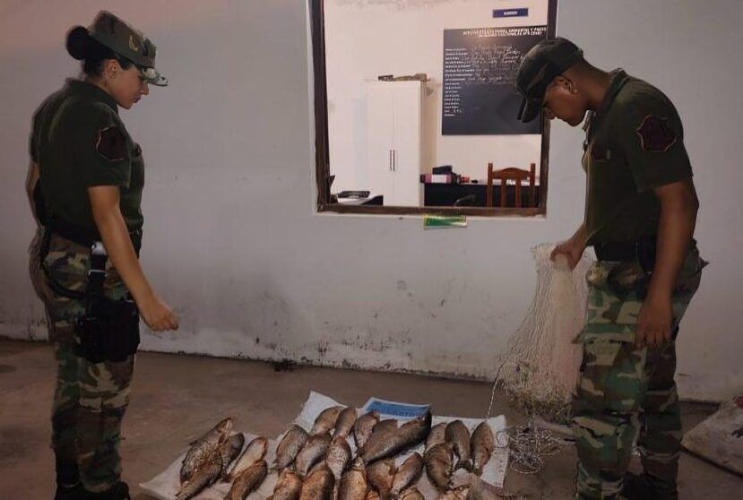 las lajitas pescadores furtivos fueron detenidos