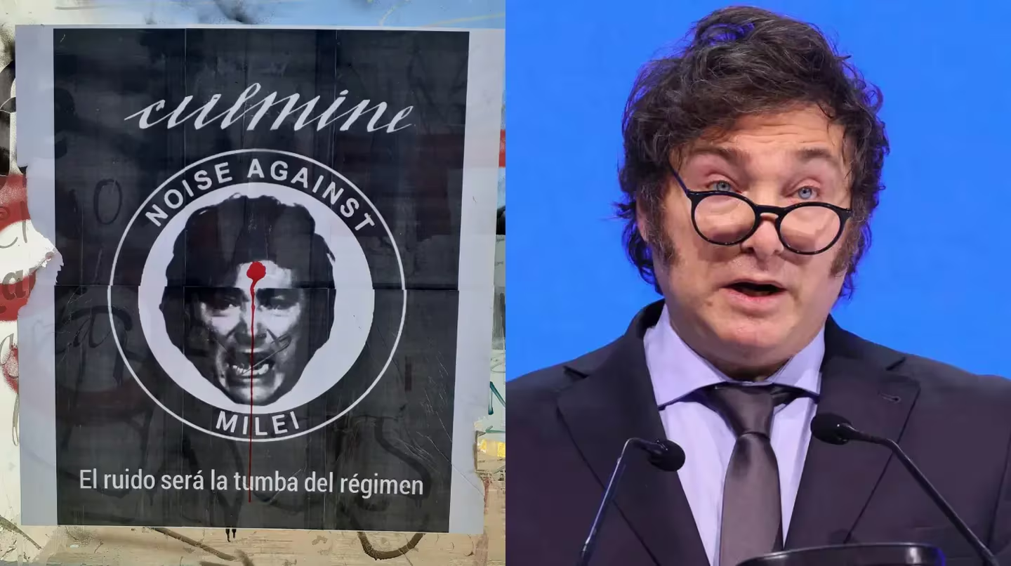 que dicen las amenazas de muerte que denuncio javier milei fotos
