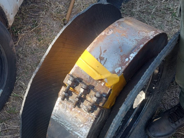 gral pizarro narcos escondieron 50 kg de cocaina dentro de la rueda de una camioneta
