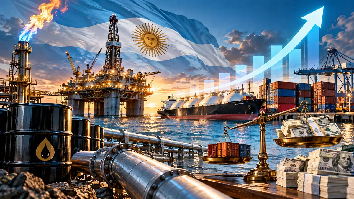 La energía ya explica la mitad del superávit comercial argentino