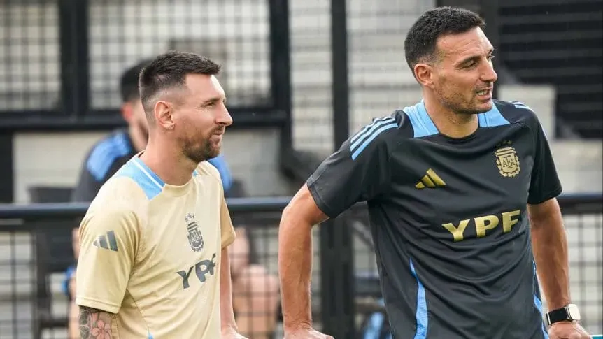 scaloni hablo de la decision de lionel messi de jugar o no el mundial con la seleccion argentina