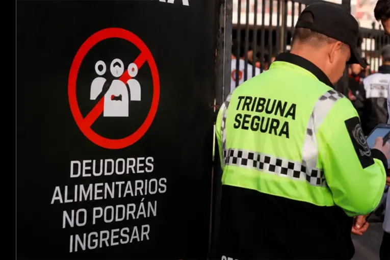 deudores alimentarios no podran ingresar a las canchas fueron incorporados al programa tribuna segura