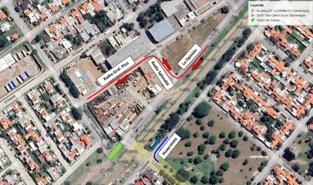 plan vial zona sur a partir de manana cortes y desvios por obras en av ex combatientes de malvinas