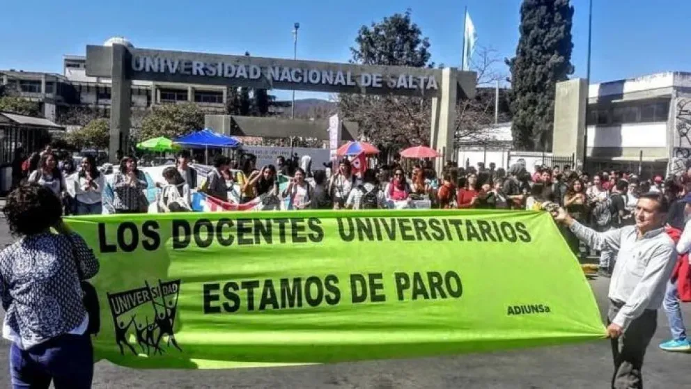 la unsa adhiere al paro universitario nacional y se resentira el dictado de clases