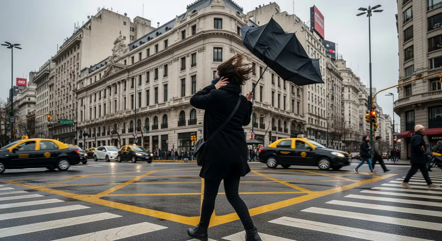 Mientras el NOA espera que afloje la lluvia, en Buenos Aires se viene otra semana de frío y cielo gris