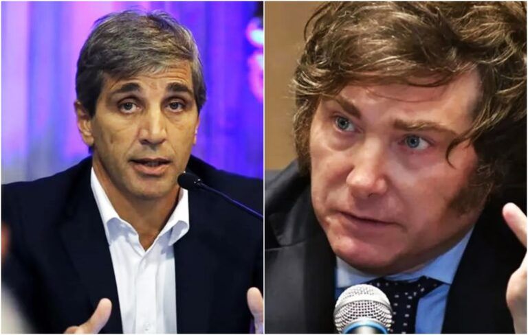 fin del misterio javier milei confirmo que luis toto caputo sera el ministro de economia