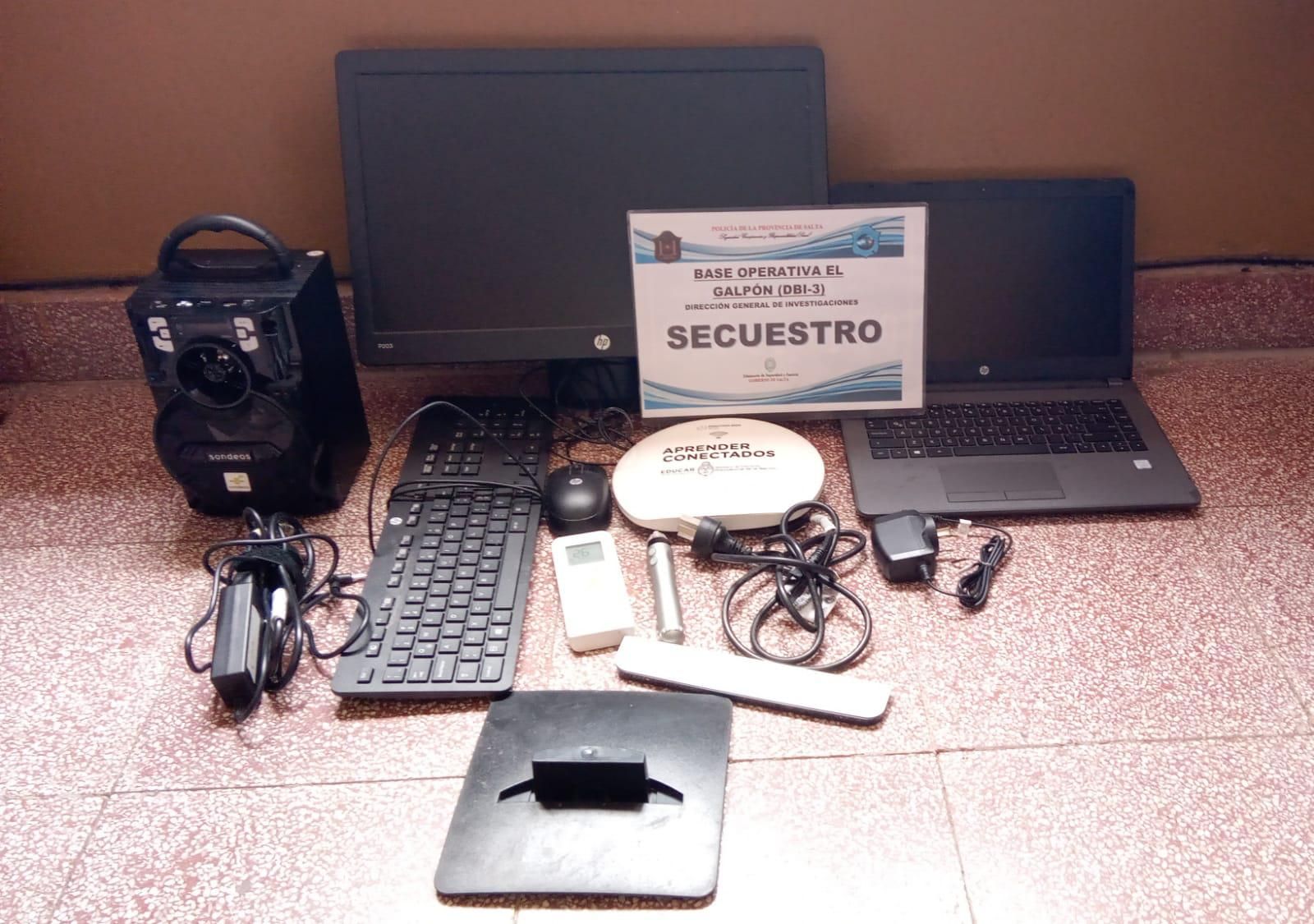 el galpon detuvieron a una banda por un robo millonario a una escuela