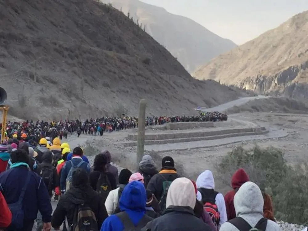 los amigos de los peregrinos asistiran a mas de cinco mil fieles en la cuesta del obispo