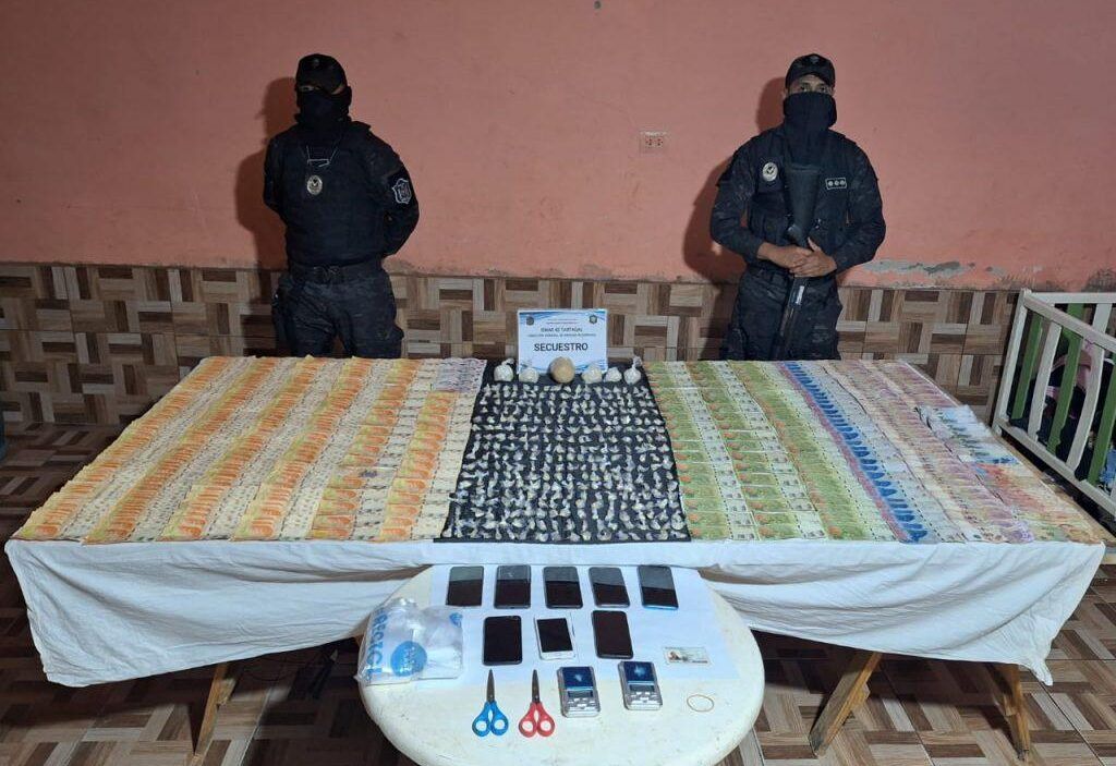 tartagal allanamientos desbarataron bocas de expendio con millones de pesos