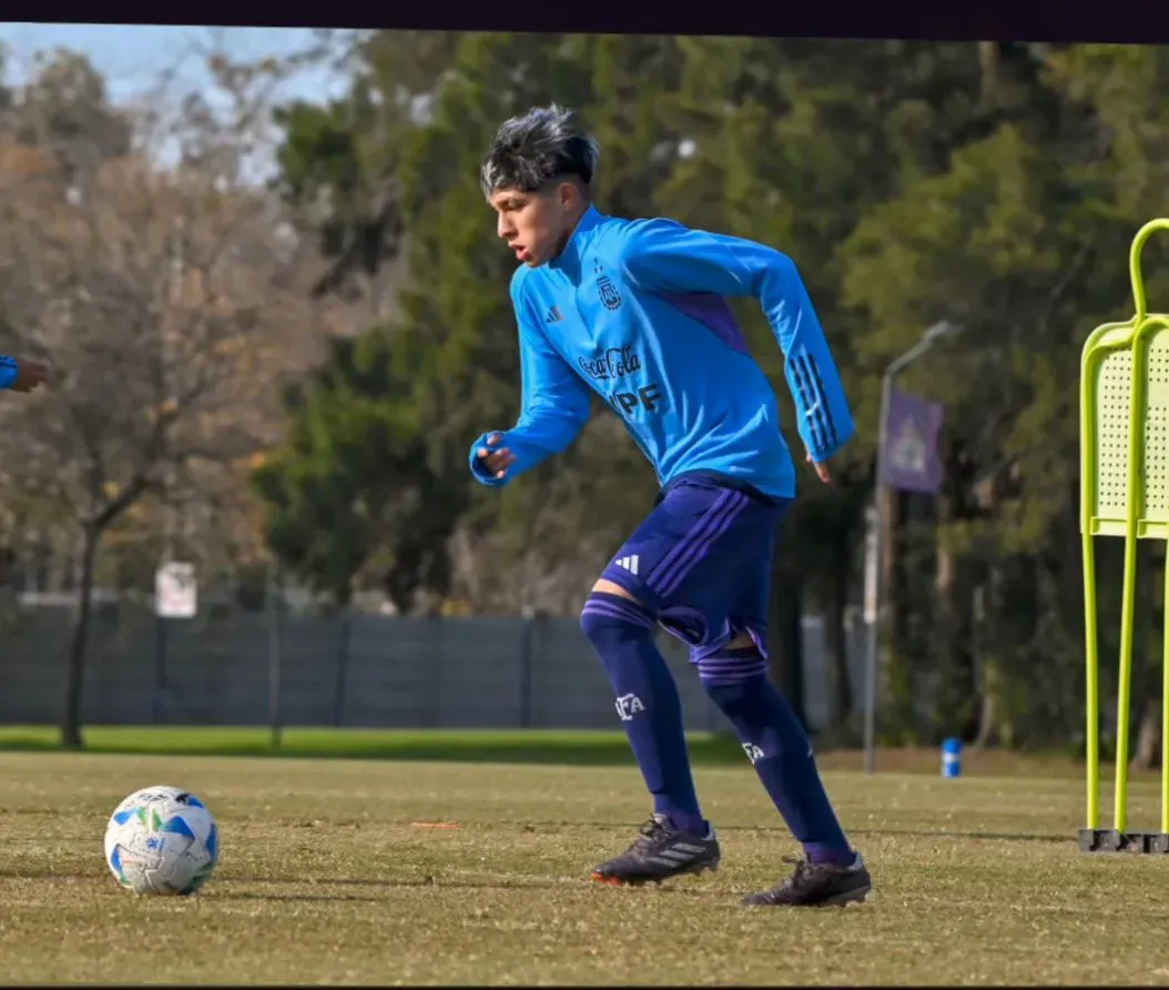 debut del salteno mateo rivero en la seleccion argentina sub 15