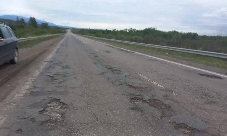 vialidad de salta advirtio que transitar por la ruta 9 34 es arriesgar la vida