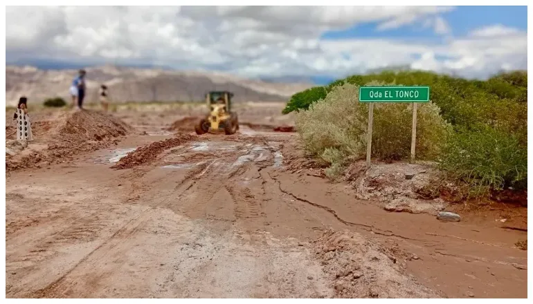 rutas 40 y 68 bajo monitoreo constante tras las lluvias