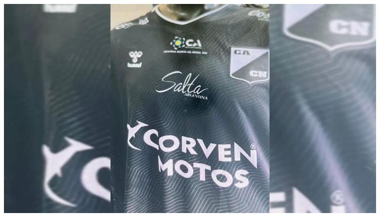 la viste central norte presento la camiseta que usara ante boca