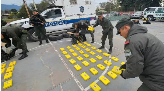 golpe al narcotrafico salta incauto casi media tonelada de droga en solo tres meses