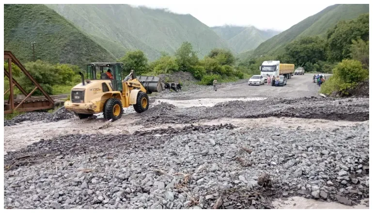 salta en guardia rutas complicadas y tramos intransitables tras las lluvias