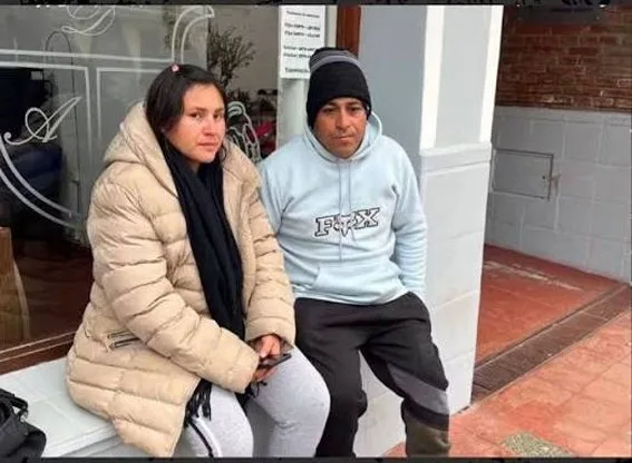 Los padres de la joven victima