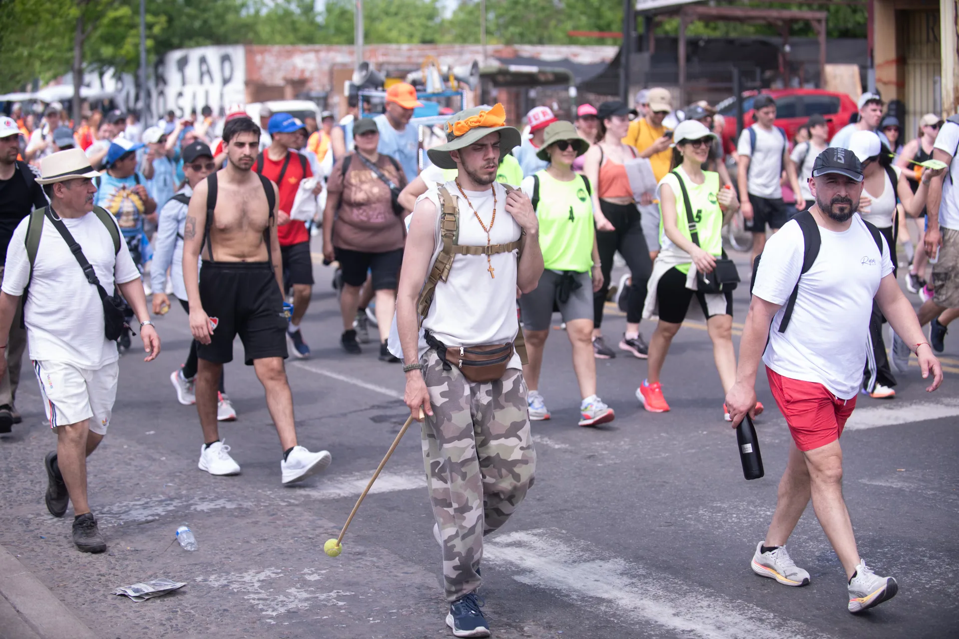 Peregrinación a Luján 2026: miles de fieles iniciaron la caminata bajo tormentas rumbo al santuario