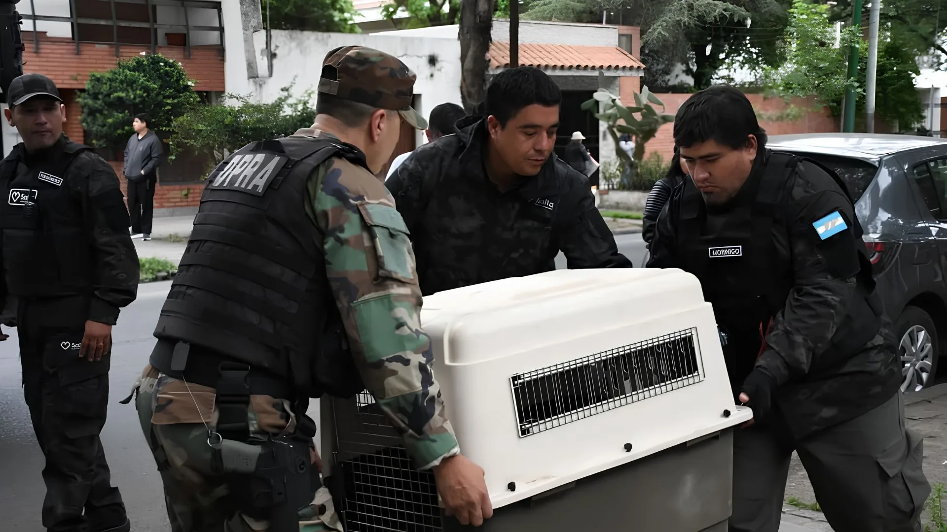 Rescataron un aguilucho taguató en el centro de Salta: nidificaba sobre la vereda y reaccionaba contra los peatones