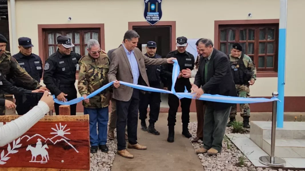 Rosario de la Frontera tiene un nuevo puesto de la Policía Rural en un terreno que donó un vecino