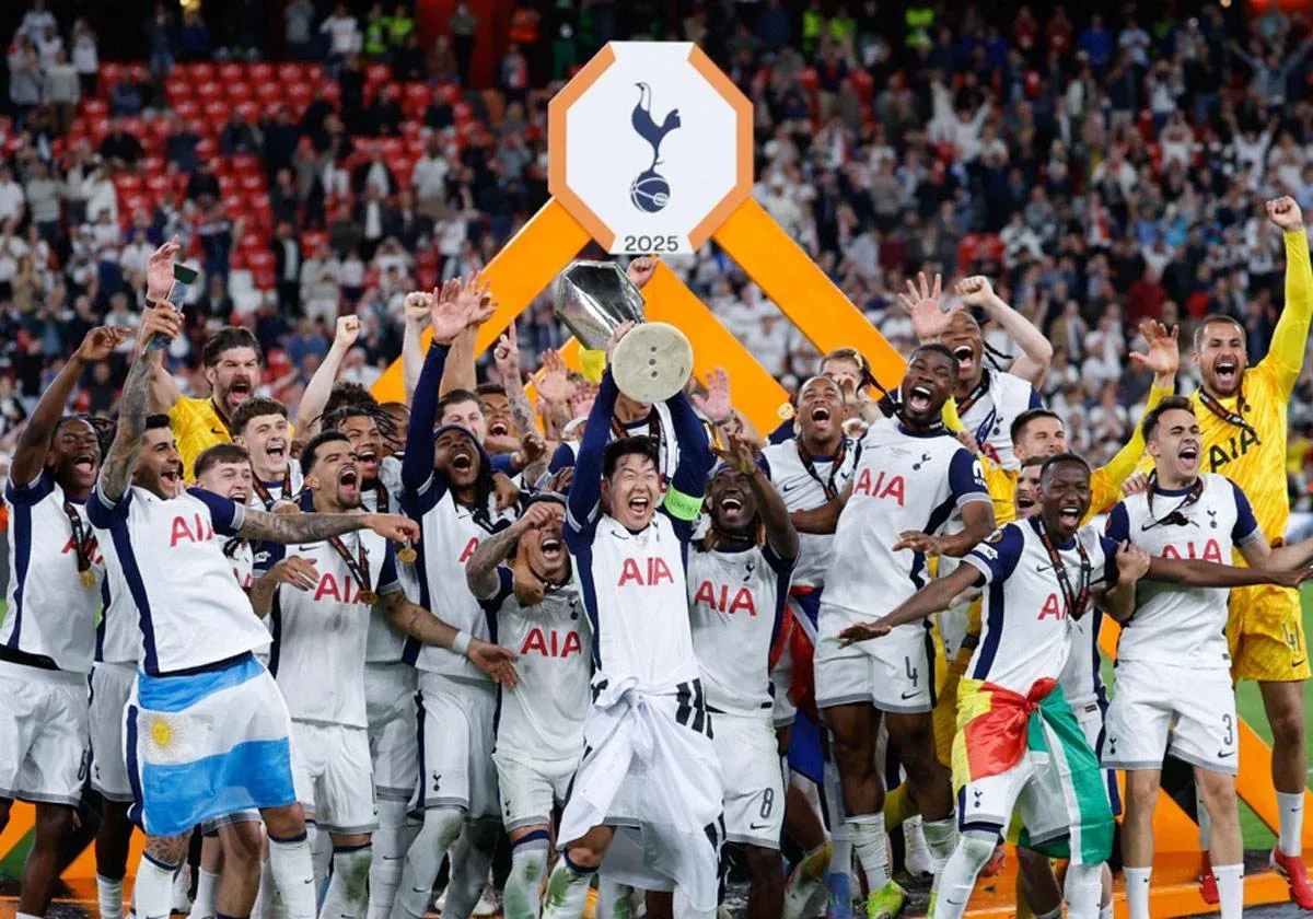 el tottenham del cuti romero le gano al manchester united de garnacho en la final de la europa league