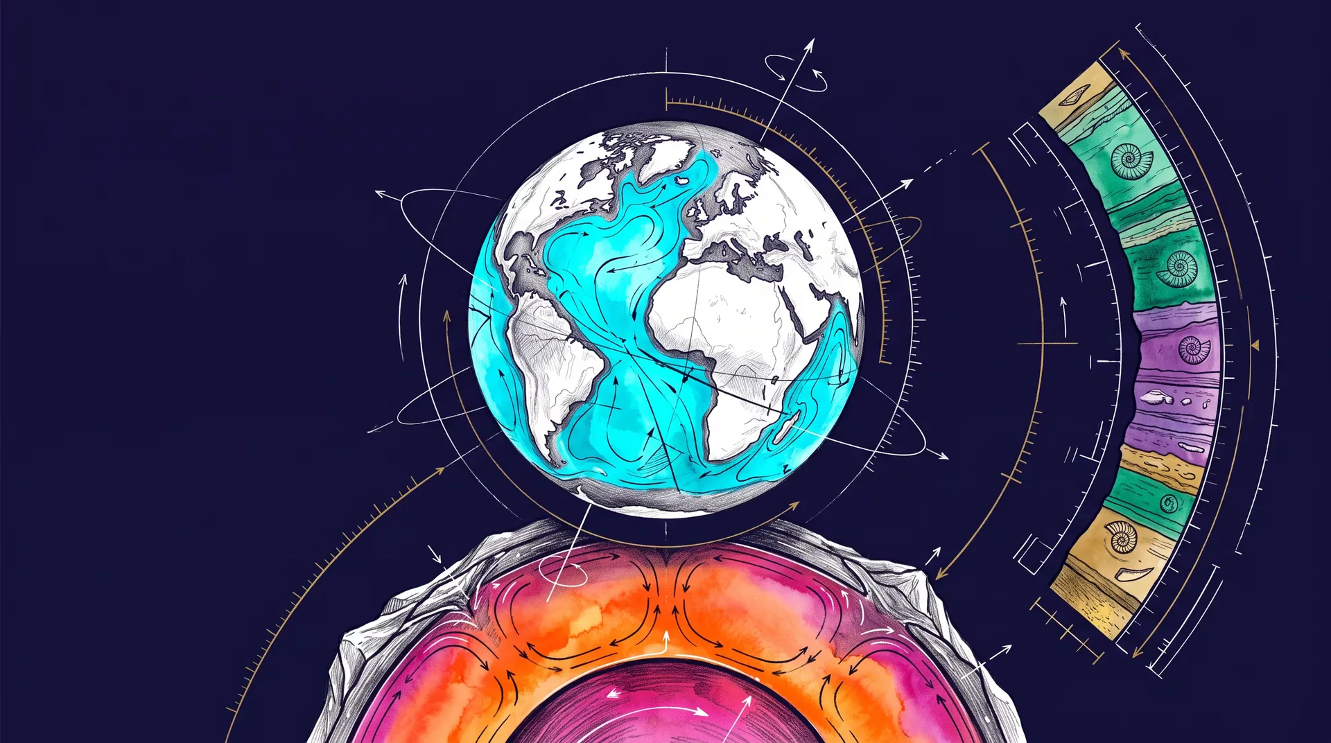 Un estudio determinó que la Tierra cambió de posición sobre su eje cuatro veces en 320 millones de años