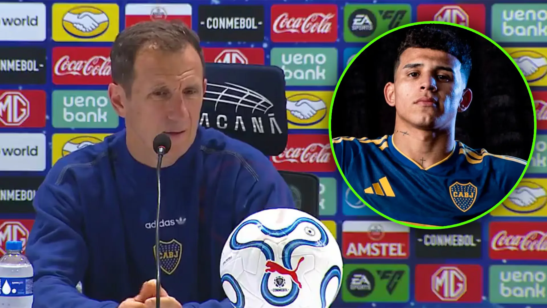 Un posteo provocador de un juvenil de Boca contra Vasco da Gama terminó con el reto de Arruabarrena