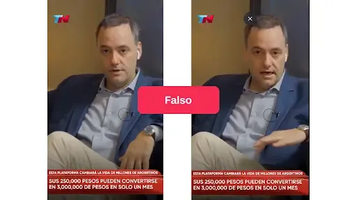 estafas y videos creados con inteligencia artificial se utiliza la imagen de famosos